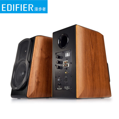 漫步者（EDIFIER） S1000MA 音响电脑台式无线蓝牙HIFI电视机音箱家用智能WIFI 棕木纹