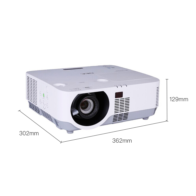 NEC NP-CR5450W 投影仪 投影机办公（高清宽屏 4500流明 HDMI 1.7倍变焦 镜头位移）