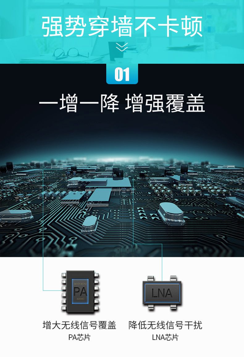 华三H3C R100 无线路由器穿墙增强型 智能游戏路由四天线 300M