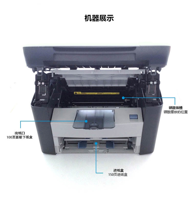 惠普（HP） M1005 黑白激光打印机 三合一多功能一体机 （打印 复印 扫描）