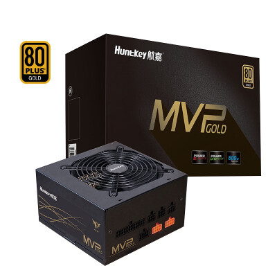 航嘉MVP K600金牌全模组额定600W/650W台式机电脑机箱电源（静音/日系电容/）