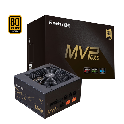 航嘉MVP K650金牌全模组额定650W台式机电脑机箱电源（静音/日系电容/） MVP K650(延迟冷却) 金牌全模组