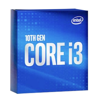英特尔（Intel）i3-10100 酷睿四核 盒装CPU处理器