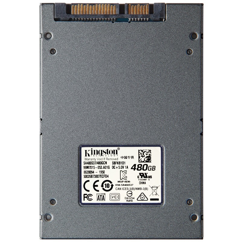 金士顿 A400 480G SSD固态硬盘台式机笔记本 SATA3.0接口 非512G