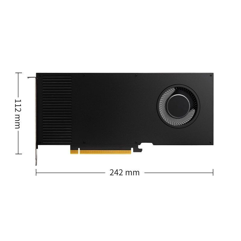 NVIDIA RTX A4000 16G GDDR6 ECC Ampere架构单插槽/支持VR/AI加速计算