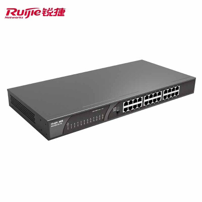 锐捷（Ruijie）RG-ES124 V2 24口百兆非网管交换机