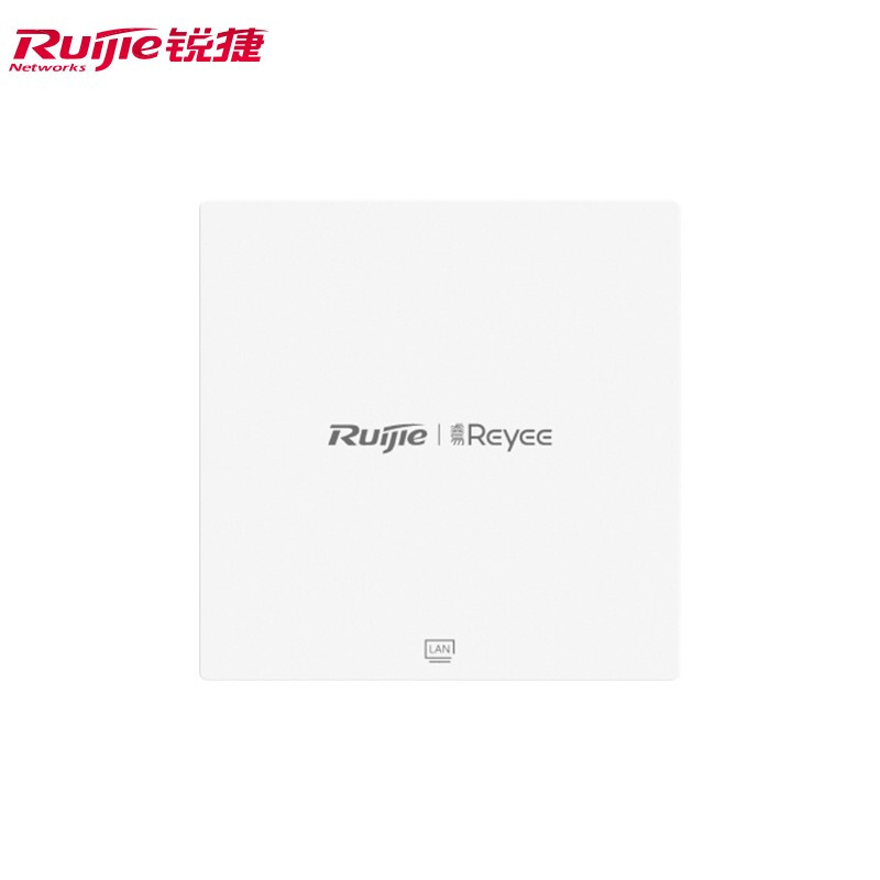 锐捷（Ruijie）双频千兆无线面板AP RG-EAP102 V2室内ap 企业级wifi无线接入点 白色