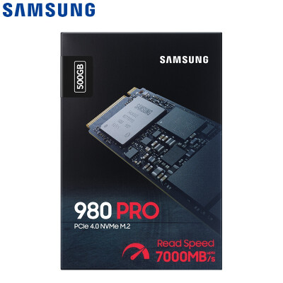 三星980PRO 500GB SSD固态硬盘 M.2接口(NVMe协议PCIe 4.0 x4)  非512G
