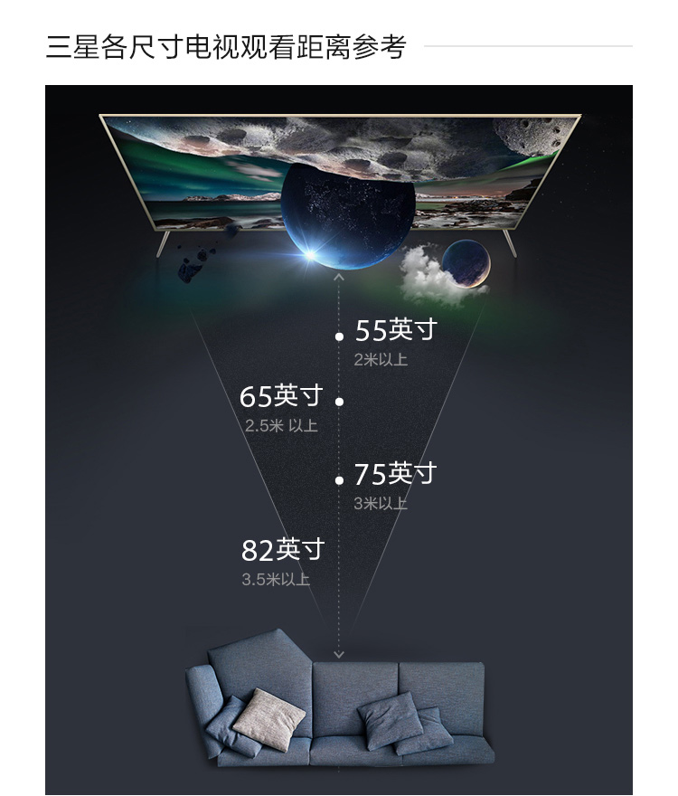 三星（SAMSUNG）Q60 65英寸QLED量子点 4K超高清 HDR 物联 人工智能网络液晶电视机 QA65Q60RAJXXZ（包顺丰）