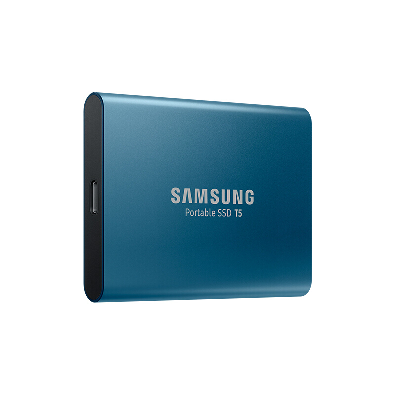 SAMSUNG三星移动固态T5 500GB Type-c USB3.1 珊瑚蓝 最大传输速度540MB/s 安全便携