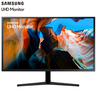 31.5寸三星U32J592UQC 4K/UHD高分辨率 LED液晶电脑显示器SAMSUNG 哑光黑 4K