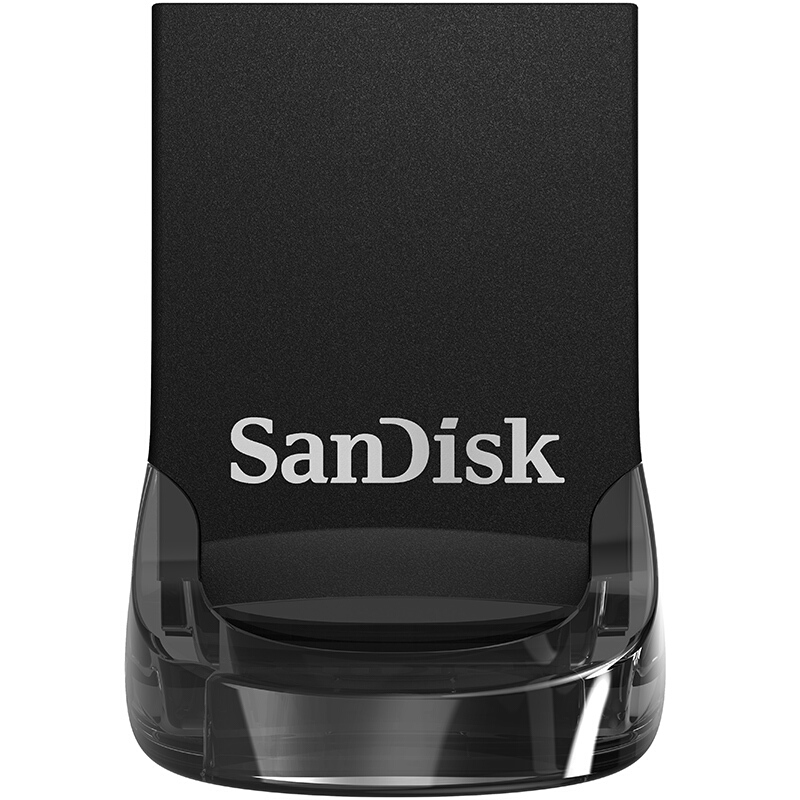 闪迪 （SanDisk） 128GB USB3.1 U盘 CZ430酷豆 黑色 读速130MB/s 车载U盘 小身材 大容量