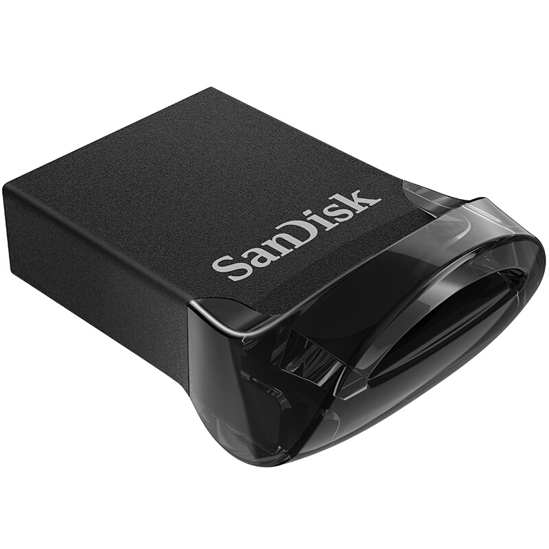 闪迪 （SanDisk） 64GB USB3.1 U盘 CZ430酷豆 黑色 读速130MB/s 车载U盘 小身材 大容量