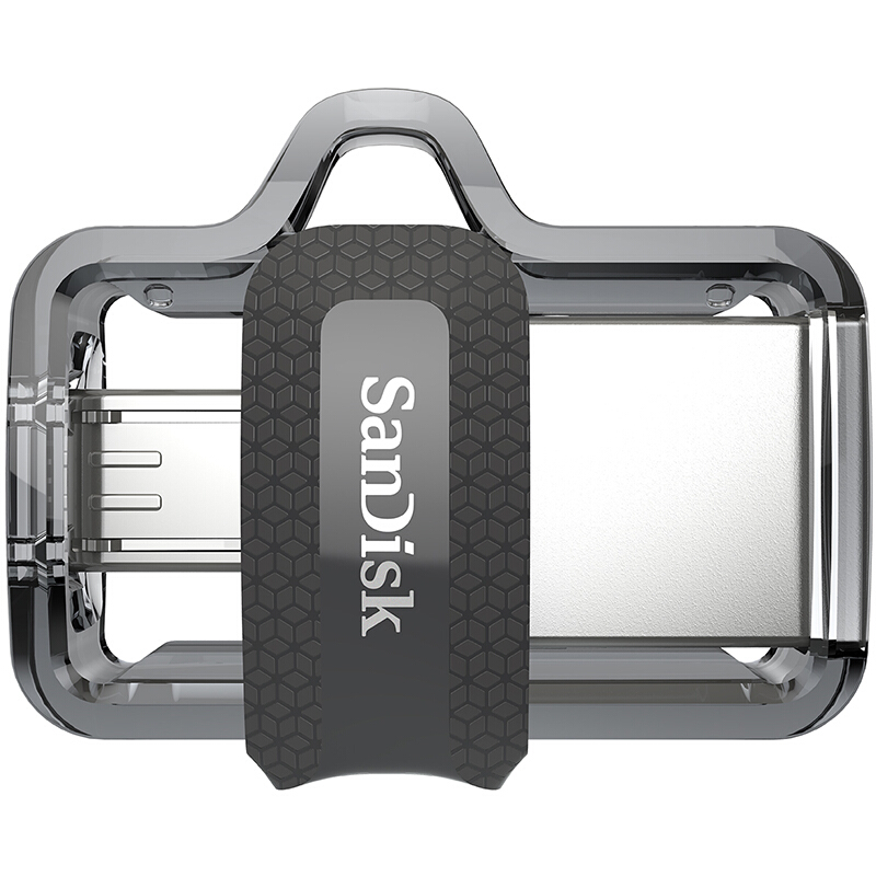闪迪 （SanDisk） 64GB Micro USB3.0 U盘 DD3酷捷 黑色 读速150MB/s 安卓手机平板三用 便携APP管理软件