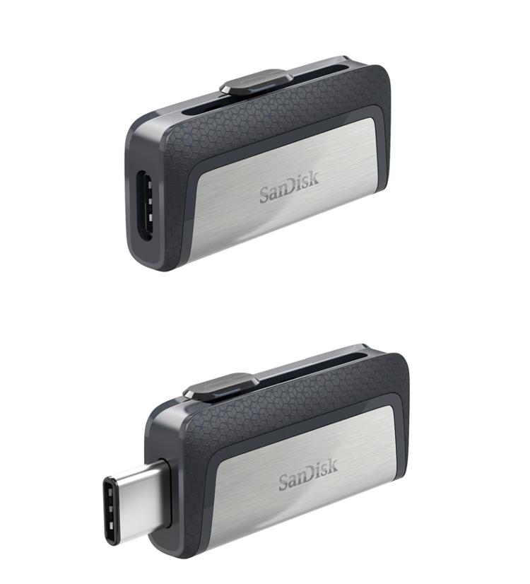 闪迪(SanDisk) 64GB Type-C USB3.1 手机U盘 DDC2至尊高速版 读速150MB/s 便携伸缩双接口 智能APP管理软件