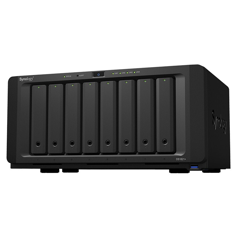 群晖（Synology）DS1821+ 企业级8盘位NAS 网络存储服务器 （无内置硬盘 ）