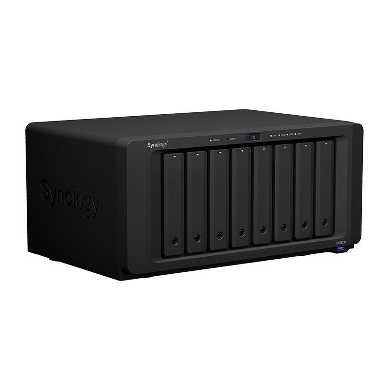 群晖（Synology）DS1821+ 企业级8盘位NAS 网络存储服务器 （无内置硬盘 ）