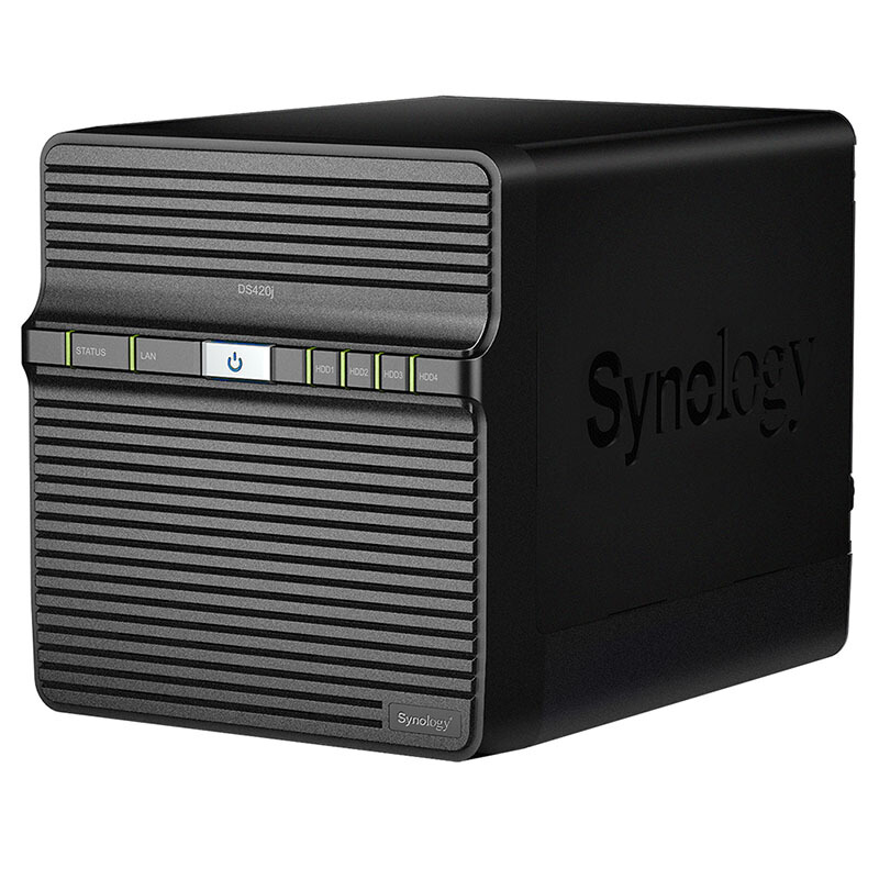 群晖（Synology）DS420J 4盘位 NAS网络存储服务器 （无内置硬盘）