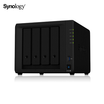 群晖（Synology）DS920+ 四核心4盘位 NAS网络存储服务器 （无内置硬盘 ）