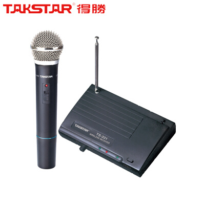 得胜（TAKSTAR）TS-331 一拖一无线麦克风话筒手持领夹教学会议舞台演出演讲主持家庭KTV TS-331 手持式