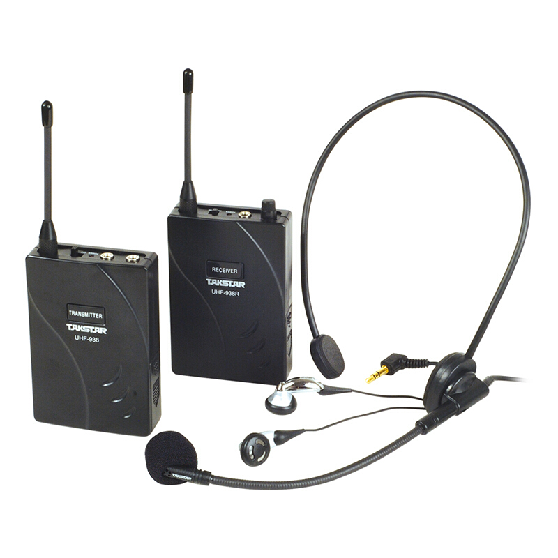 得胜（TAKSTAR） UHF-938 无线讲解器一对多同声传译导览系统工厂参观接待景区导游 标配