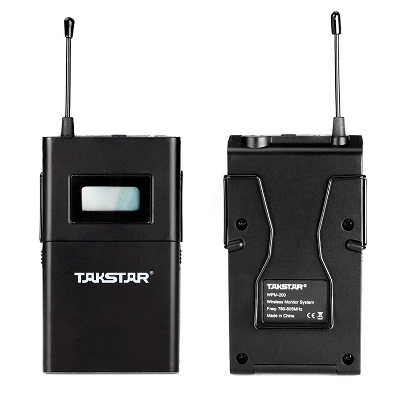 得胜（TAKSTAR）WPM-200 无线耳返系统录音棚 现场播音收听舞台返送 接收器+发射器